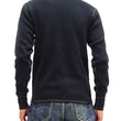 Load image into Gallery viewer, Buzz Rickson Waffle-Knit Thermal T-Shirt Men's Casual Long Sleeve Plain Crew Neck Waffle Tee BR63755 119 Black