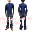 Load image into Gallery viewer, Buzz Rickson Waffle-Knit Thermal T-Shirt Men's Casual Long Sleeve Plain Crew Neck Waffle Tee BR63755 128 Navy-Blue