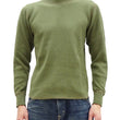Load image into Gallery viewer, Buzz Rickson Waffle-Knit Thermal T-Shirt Men's Casual Long Sleeve Plain Crew Neck Waffle Tee BR63755 149 Olive