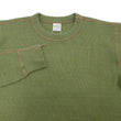 Load image into Gallery viewer, Buzz Rickson Waffle-Knit Thermal T-Shirt Men's Casual Long Sleeve Plain Crew Neck Waffle Tee BR63755 149 Olive
