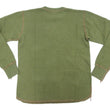 Load image into Gallery viewer, Buzz Rickson Waffle-Knit Thermal T-Shirt Men's Casual Long Sleeve Plain Crew Neck Waffle Tee BR63755 149 Olive