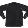 Load image into Gallery viewer, Buzz Rickson Waffle-Knit Thermal Henley T-Shirt Men's Long Sleeve Plain 3-Button Placket Heavyweight Thermal Tee BR68130 119 Black