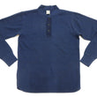 Load image into Gallery viewer, Buzz Rickson Waffle-Knit Thermal Henley T-Shirt Men's Long Sleeve Plain 3-Button Placket Heavyweight Thermal Tee BR68130 128 Navy-Blue