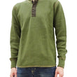Load image into Gallery viewer, Buzz Rickson Waffle-Knit Thermal Henley T-Shirt Men's Long Sleeve Plain 3-Button Placket Heavyweight Thermal Tee BR68130 149 Olive