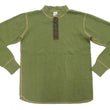 Load image into Gallery viewer, Buzz Rickson Waffle-Knit Thermal Henley T-Shirt Men's Long Sleeve Plain 3-Button Placket Heavyweight Thermal Tee BR68130 149 Olive