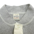 Load image into Gallery viewer, Buzz Rickson Waffle-Knit Thermal Henley T-Shirt Men's Long Sleeve Plain 3-Button Placket Heavyweight Thermal Tee BR68130 113 Heather-Gray