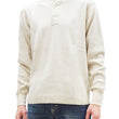 Load image into Gallery viewer, Buzz Rickson Waffle-Knit Thermal Henley T-Shirt Men's Long Sleeve Plain 3-Button Placket Heavyweight Thermal Tee BR68130 109 Natural