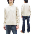 Load image into Gallery viewer, Buzz Rickson Waffle-Knit Thermal Henley T-Shirt Men's Long Sleeve Plain 3-Button Placket Heavyweight Thermal Tee BR68130 109 Natural
