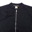 Load image into Gallery viewer, Buzz Rickson Cotton Jersey Zip-Up Top Men's WWII USAAF Type C-2 Style Front Zip Cardigan with Rib Panel BR69444 119 Black