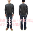Load image into Gallery viewer, Buzz Rickson Freedom Sleeve Sweatshirt Men's Casual Plain Crewneck Tubular Knit Loop-wheeled Sweatshirt BR69463 119 Faded-Black