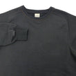 Load image into Gallery viewer, Buzz Rickson Freedom Sleeve Sweatshirt Men's Casual Plain Crewneck Tubular Knit Loop-wheeled Sweatshirt BR69463 119 Faded-Black