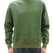 Load image into Gallery viewer, Buzz Rickson Freedom Sleeve Sweatshirt Men's Casual Plain Crewneck Tubular Knit Loop-wheeled Sweatshirt BR69463 149 Faded-Olive