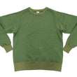 Load image into Gallery viewer, Buzz Rickson Freedom Sleeve Sweatshirt Men's Casual Plain Crewneck Tubular Knit Loop-wheeled Sweatshirt BR69463 149 Faded-Olive