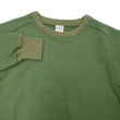 Load image into Gallery viewer, Buzz Rickson Freedom Sleeve Sweatshirt Men's Casual Plain Crewneck Tubular Knit Loop-wheeled Sweatshirt BR69463 149 Faded-Olive