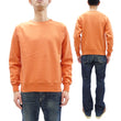 Load image into Gallery viewer, Buzz Rickson Freedom Sleeve Sweatshirt Men's Casual Plain Crewneck Tubular Knit Loop-wheeled Sweatshirt BR69463 159 Faded-Orange