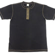 Load image into Gallery viewer, Buzz Rickson Henley T-Shirt Men's Short Sleeve Plain Loopwheeled Slub Yarn Tee BR79192 119 Black