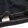 Load image into Gallery viewer, Buzz Rickson Henley T-Shirt Men's Short Sleeve Plain Loopwheeled Slub Yarn Tee BR79192 119 Black