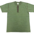 Load image into Gallery viewer, Buzz Rickson Henley T-Shirt Men's Short Sleeve Plain Loopwheeled Slub Yarn Tee BR79192 149 Olive
