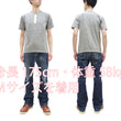 Load image into Gallery viewer, Buzz Rickson Henley T-Shirt Men's Short Sleeve Plain Loopwheeled Slub Yarn Tee BR79192 113 Heather-Gray