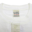Load image into Gallery viewer, Buzz Rickson Henley T-Shirt Men's Short Sleeve Plain Loopwheeled Slub Yarn Tee BR79192 101 White