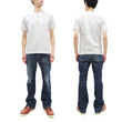 Load image into Gallery viewer, Buzz Rickson Henley T-Shirt Men's Short Sleeve Plain Loopwheeled Slub Yarn Tee BR79192 101 White