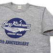 Load image into Gallery viewer, Buzz Rickson T-shirt Men's Brand Logo Graphic Short Sleeve Loopwheeled Heavyweight Slub Tee BR79194 113 Heather-Gray
