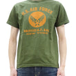 Load image into Gallery viewer, Buzz Rickson T-shirt Men's Griffiss Air Force Base Military Graphic Short Sleeve Loopwheeled Tee BR79343 149 Olive