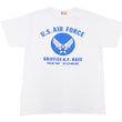 Load image into Gallery viewer, Buzz Rickson T-shirt Men's Griffiss Air Force Base Military Graphic Short Sleeve Loopwheeled Tee BR79343 101 White