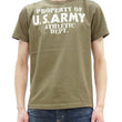 Load image into Gallery viewer, Buzz Rickson T-shirt Men's U.S. Army Athletic Department Military Graphic Short Sleeve Loopwheeled Tee BR79348 135 Khaki