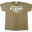 Load image into Gallery viewer, Buzz Rickson T-shirt Men's U.S. Army Athletic Department Military Graphic Short Sleeve Loopwheeled Tee BR79348 135 Khaki