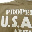 Load image into Gallery viewer, Buzz Rickson T-shirt Men's U.S. Army Athletic Department Military Graphic Short Sleeve Loopwheeled Tee BR79348 135 Khaki