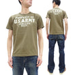 Load image into Gallery viewer, Buzz Rickson T-shirt Men's U.S. Army Athletic Department Military Graphic Short Sleeve Loopwheeled Tee BR79348 135 Khaki