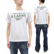 Load image into Gallery viewer, Buzz Rickson T-shirt Men's U.S. Army Athletic Department Military Graphic Short Sleeve Loopwheeled Tee BR79348 101 White