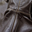 Load image into Gallery viewer, Buzz Rickson A-2 Flight Jacket Men's Reproduction of Aero Leather W535 ac-21996 A2 Leather Bomber Jacket with Red Rib BR80644 Seal-Brown