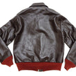 Load image into Gallery viewer, Buzz Rickson A-2 Flight Jacket Men's Reproduction of Aero Leather W535 ac-21996 A2 Leather Bomber Jacket with Red Rib BR80644 Seal-Brown