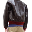 Load image into Gallery viewer, Buzz Rickson A-2 Flight Jacket Men's Reproduction of Aero Leather W535 ac-21996 A2 Leather Bomber Jacket with Red Rib BR80644 Seal-Brown