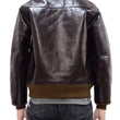 Laden Sie das Bild in den Galerie-Viewer, Buzz Rickson A-1 Flight Jacket Men's Reproduction of A1 Leather Bomber Jacket BR80649 Seal-Brown