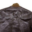 Laden Sie das Bild in den Galerie-Viewer, Buzz Rickson A-1 Flight Jacket Men's Reproduction of A1 Leather Bomber Jacket BR80649 Seal-Brown
