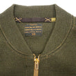 Load image into Gallery viewer, Buzz Rickson Zip Front Sweater Men's Reproduction of WWII USAAF Type C-2 Sweaters Wool Cardigan BR90259 Olive