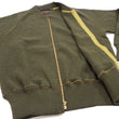 Load image into Gallery viewer, Buzz Rickson Zip Front Sweater Men's Reproduction of WWII USAAF Type C-2 Sweaters Wool Cardigan BR90259 Olive