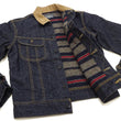 Load image into Gallery viewer, Studio D'Artisan Men's Blanket-Lined Denim Western Jacket - 14oz Left-Hand Twill, Inspired by Lee 101 Storm Rider, Modern Slim Fit, Made in Japan (SDA D4187)