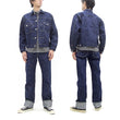 Laden Sie das Bild in den Galerie-Viewer, Studio D'artisan Denim Jacket Men's Type 2 Japanese Natural Indigo Dyed Jean Jacket D4563 One-Wash