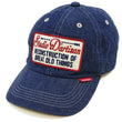 Load image into Gallery viewer, Studio D'artisan Denim Cap Men's Casual Denim Baseball Hat with a Patch, No-Mesh D7556 Blue Indigo