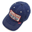 Load image into Gallery viewer, Studio D'artisan Denim Cap Men's Casual Denim Baseball Hat with a Patch, No-Mesh D7556 Blue Indigo