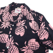 Load image into Gallery viewer, Duke Kahanamoku Hawaiian Shirt Men's Duke's Pineapple Short Sleeve Rayon Aloha Shirt DK36201 219 Black