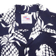 Load image into Gallery viewer, Duke Kahanamoku Hawaiian Shirt Men's Duke's Pineapple Short Sleeve Rayon Aloha Shirt DK36201 128 Navy-Blue