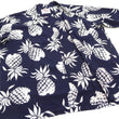 Load image into Gallery viewer, Duke Kahanamoku Hawaiian Shirt Men's Duke's Pineapple Short Sleeve Rayon Aloha Shirt DK36201 128 Navy-Blue