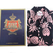Load image into Gallery viewer, Duke Kahanamoku Hawaiian Shirt Men's Duke's Pineapple Short Sleeve Rayon Aloha Shirt DK36201 219 Black