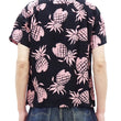 Load image into Gallery viewer, Duke Kahanamoku Hawaiian Shirt Men's Duke's Pineapple Short Sleeve Rayon Aloha Shirt DK36201 219 Black