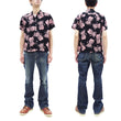 Load image into Gallery viewer, Duke Kahanamoku Hawaiian Shirt Men's Duke's Pineapple Short Sleeve Rayon Aloha Shirt DK36201 219 Black